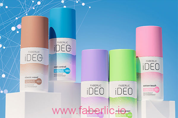 Новинка от Faberlic шариковый дезодорант iDeo