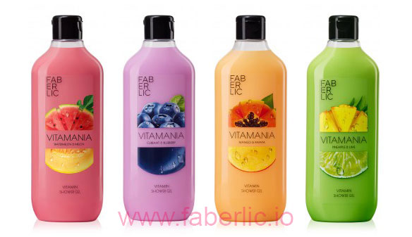Новинка от Faberlic гель для душа Витамания