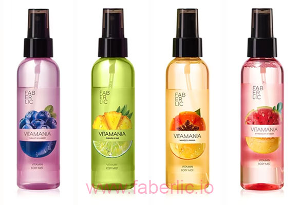 Новинка от Faberlic мист для теля Витамания